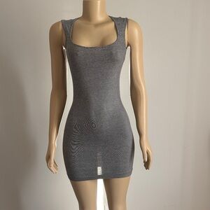 American Apparel Heather Gray Bodycon Dress
